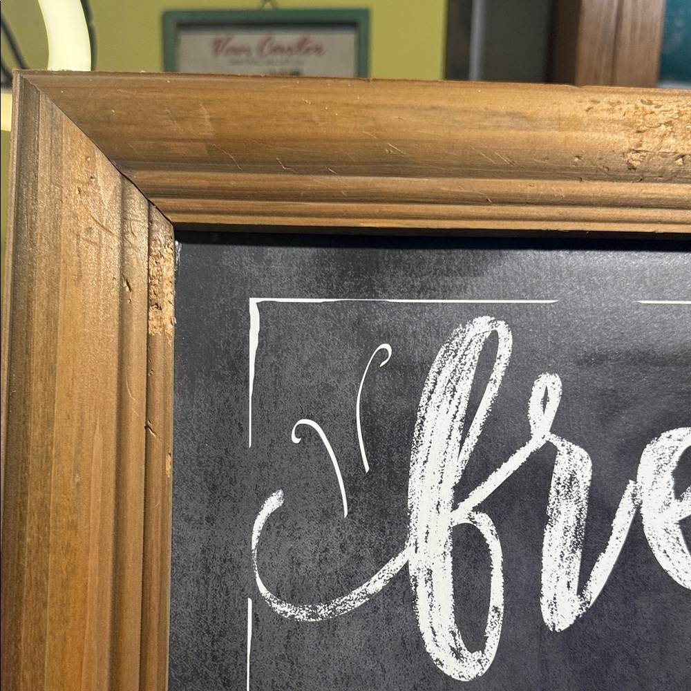 Flash sale💥🔥Farmhouse kitchen Fresh Market Organic Chalkboard Sign wall decor - Picture 2 of 6